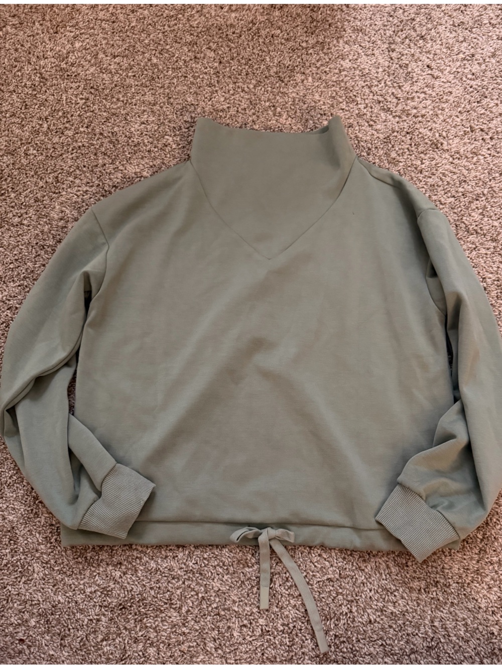 Women’s Sage Green Crewneck Sweater